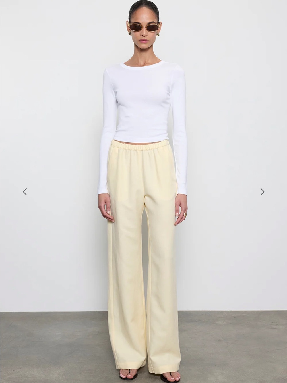 Enza Costa twill everywhere pant in Flan size 1